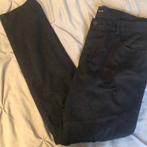 STAMPD BLACK DISTRESSED JEANS 36x34